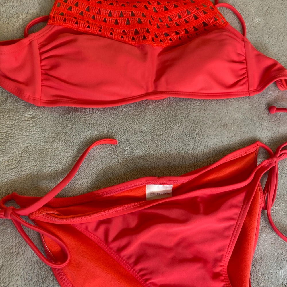 Pink swimsuit